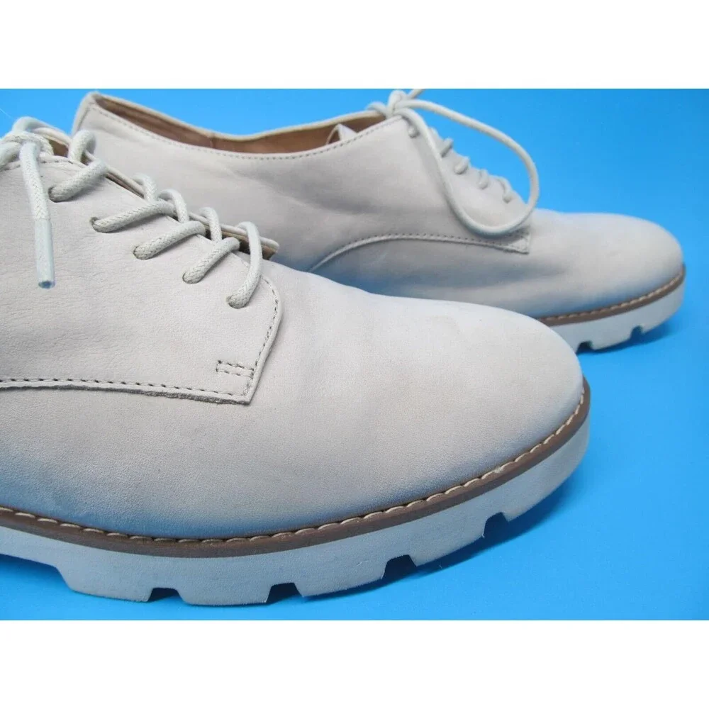 Vionic NBK Adina Mens Gray And White Lace Up Derby Walking Shoes  US 9 EUR 41